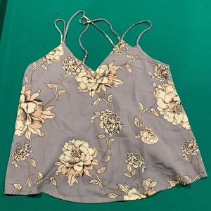 Floral Silky Tank
